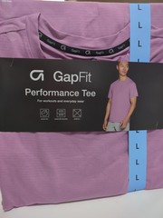 GAP Fit Performance Tee Quick Dry Moisture Wicking Stretch Purple Large NWT