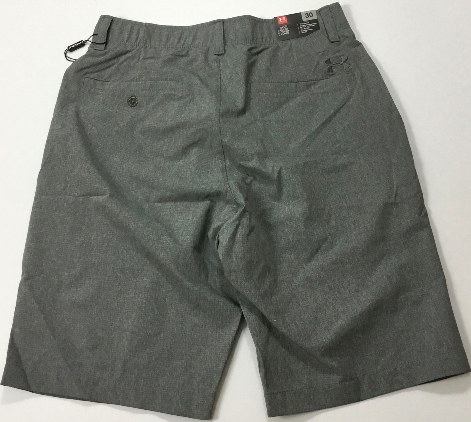 Under Armour Men's 10.5” Match Play Vented Short 1272358 Gray 040 Size 30 gallery