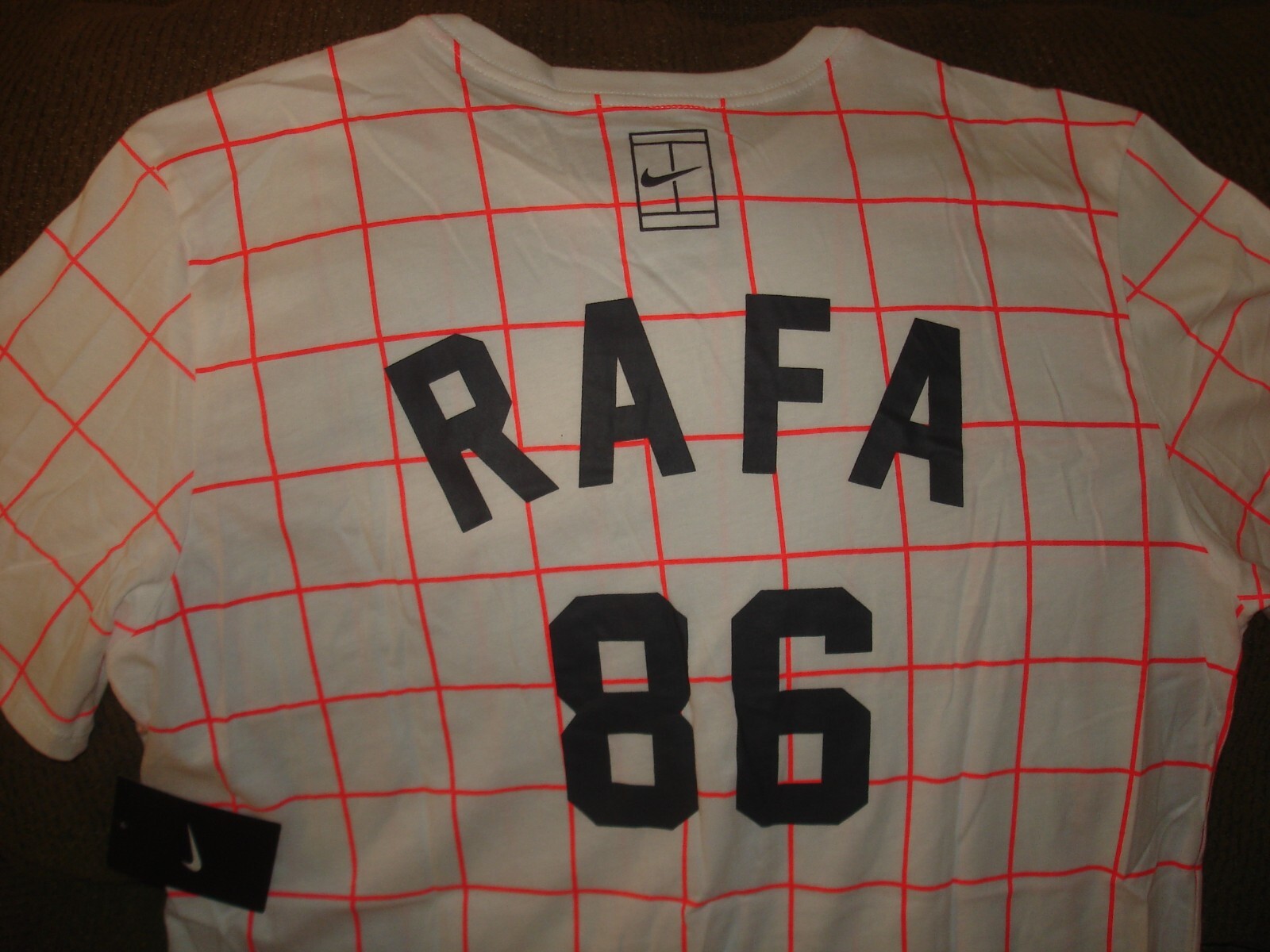 NWT Nike Premier Rafa Nadal Men's Tennis Tee Shirt 739475-100 Large NEW gallery