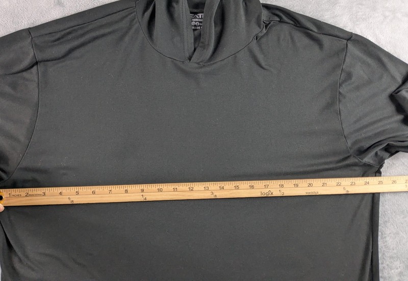 Seatec Outfitters Hoodie Men XL Black Performance Fishing Pullover USA Made READ gallery