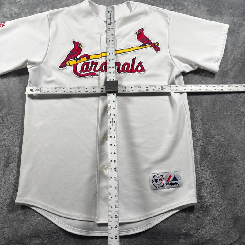 Vintage St. Louis Cardinals Jersey Mens Medium #5 Albert Pujols Button Front gallery