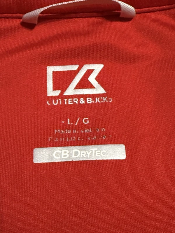 Cutter & Buck CB DryTec Temple University 1/4 Zip Pullover – Men’s Large Red gallery