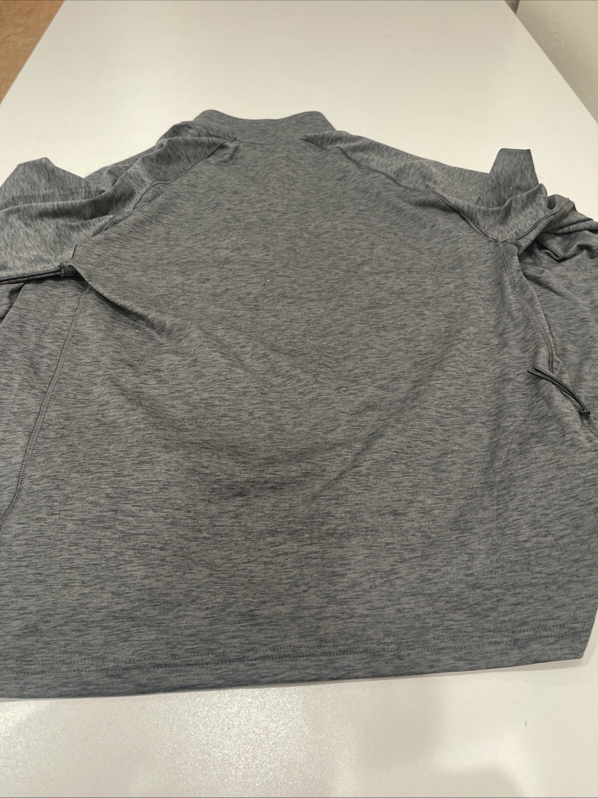 VRST Men's Accelerate Warm Half Zip Pullover Dark Grey Heather M gallery