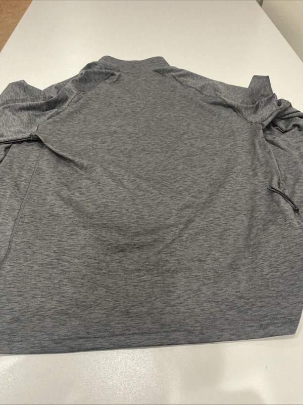 VRST Men's Accelerate Warm Half Zip Pullover Dark Grey Heather M gallery