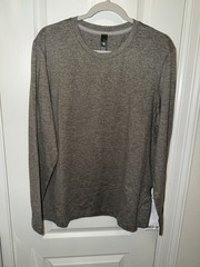 [Large] New Lululemon Men’s Soft Jersey Long-Sleeve Shirt, Classic Fit HHRV/TNDH