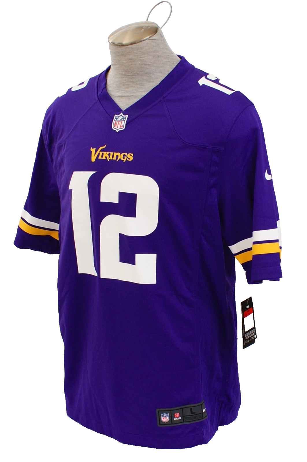 Nike Men's L Purple Minnesota Vikings Harvin 12 Football Jersey 599981 gallery