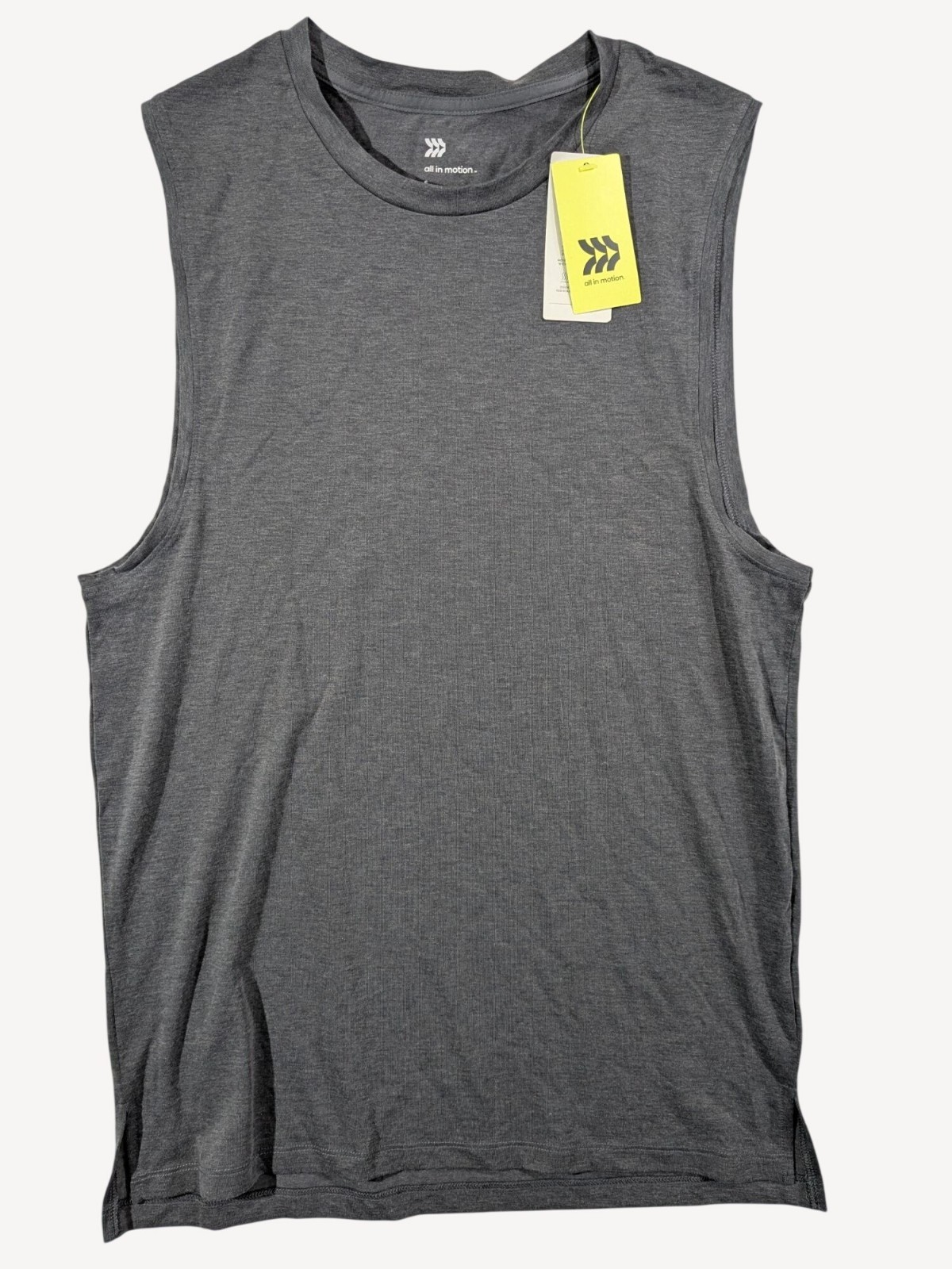All In Motion Men's Gray Performance Tank Top sz S NWT gallery