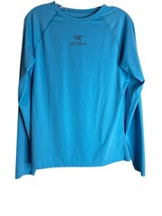 ARC’TERYX Front Logo Spell Out Long Sleeve Performance Shirt Measurements In Pic