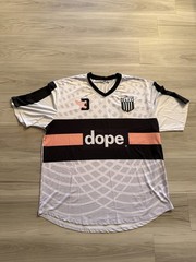 Dope Soccer Jersey White Salmon Size 2xl