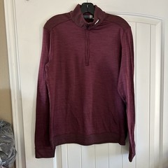 KJUS Liam Techwool Sweater Half Zip Men’s Size 52 Large Merino Blend Golf