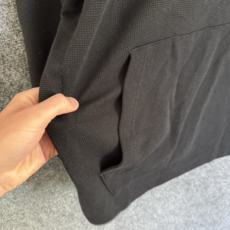 Travis Mathew Performance Waffle Quarter Zip Pullover Black Men’s Medium gallery