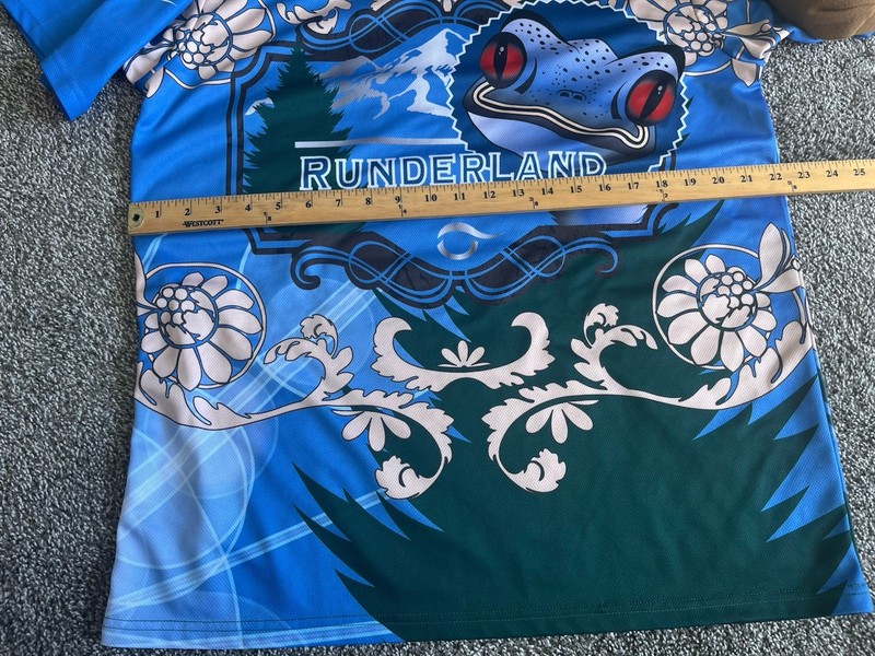 Beyond Limits Running Runderland Frog Tropical Forest Shirt Men 2XL USA RARE WW gallery