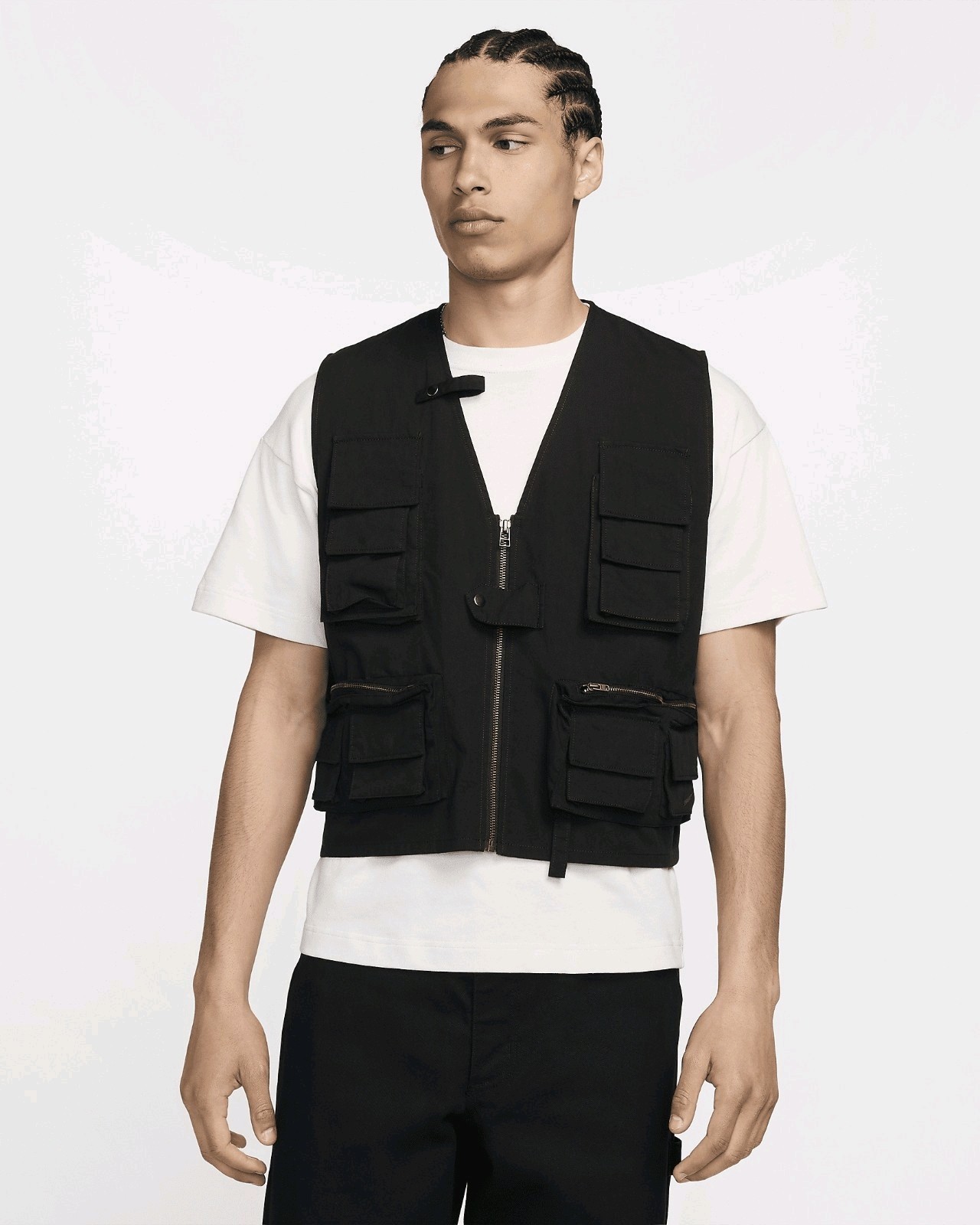 Nike Life Utility Vest Men's Size M BLACK NWT FN3214-010 175$ gallery