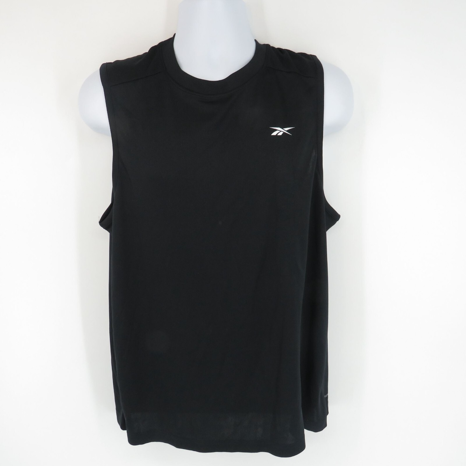 Reebok Men's Speedwick Sleeveless Tech L Tee Black Regular Fit NWT gallery