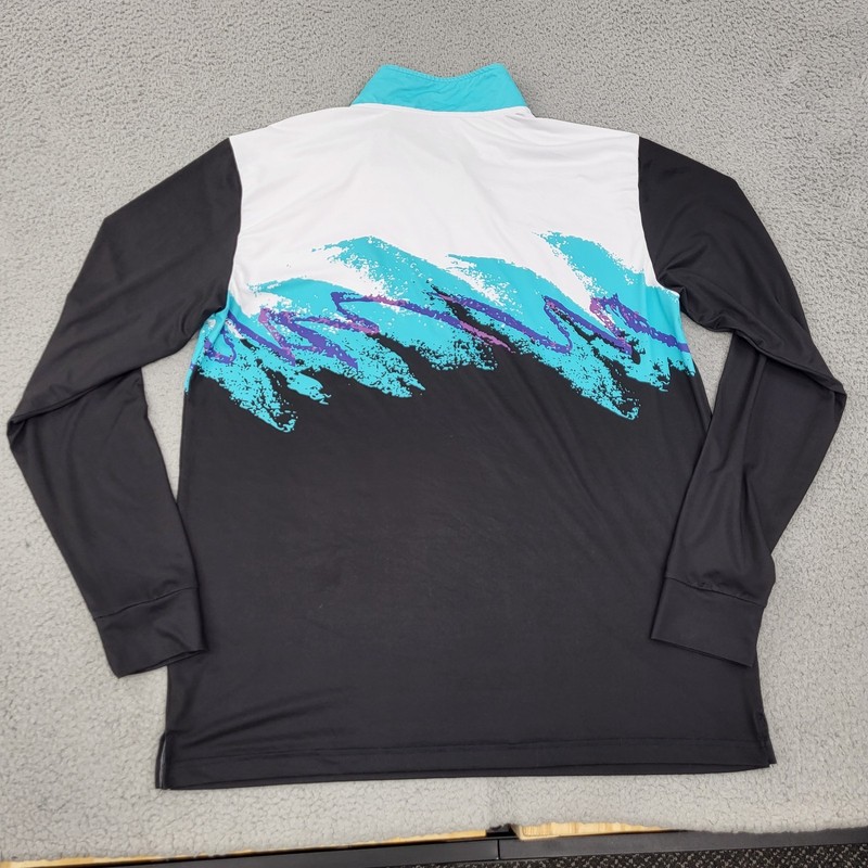 Tipsy Elves 1/4 Zip Pullover Mens Large Multicolor Performance Abstract gallery