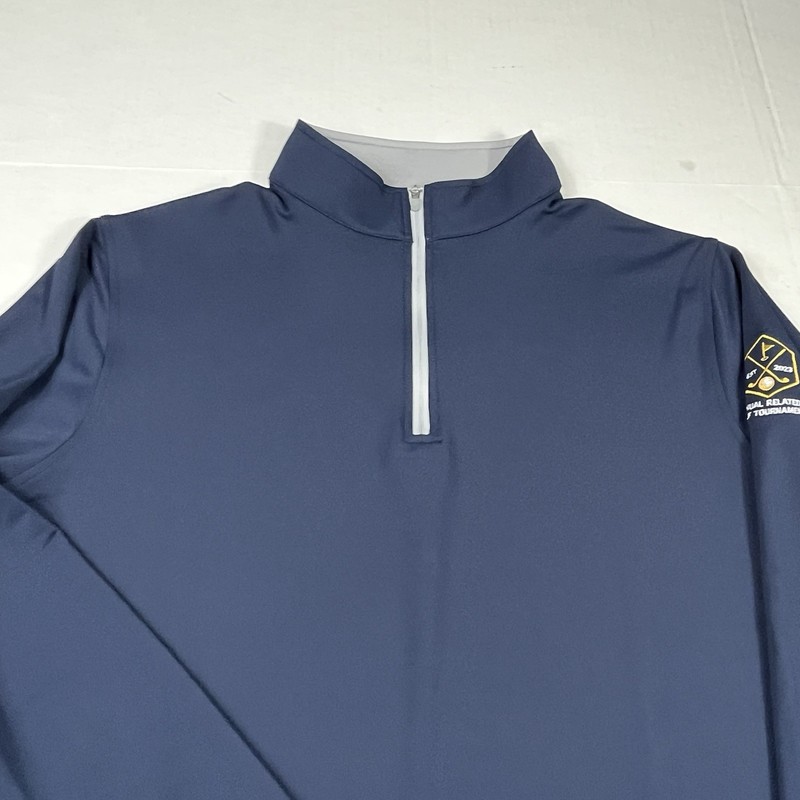 Peter Millar Mens Performance 1/4 Zip Pullover Sport Golf Layering Outdoor Top M gallery