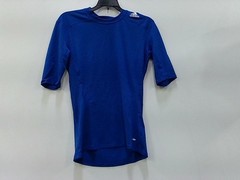 Adidas Men’s Techfit Royal Blue Long Sleeve T-Shirt Size Medium