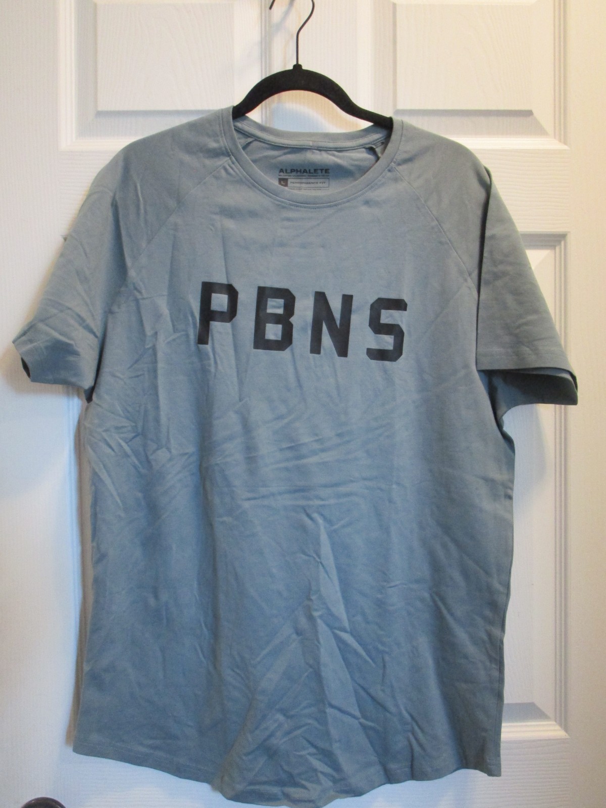 ALPHALETE MEN'S PBNS PERFORMANCE BLUE S/S TEE SHIRT SIZE LARGE NEW gallery