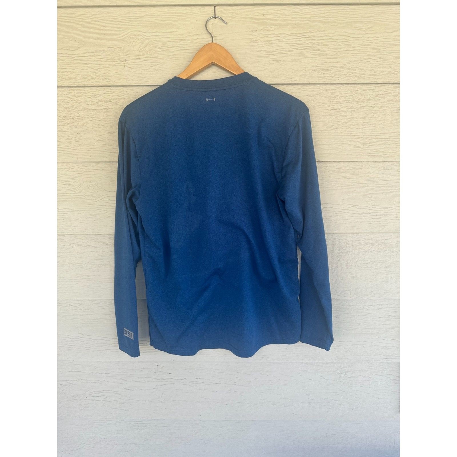 Barbell Apparel Long Sleeve Athletic Training Shirt Royal Blue Mens M gallery