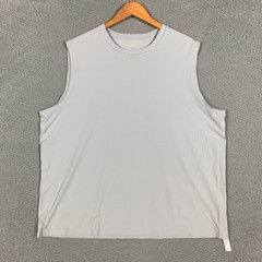 Alo Yoga Idol Tank Men’s XXL 2XL Titanium Performance Stretch Gym Fitness Muscle