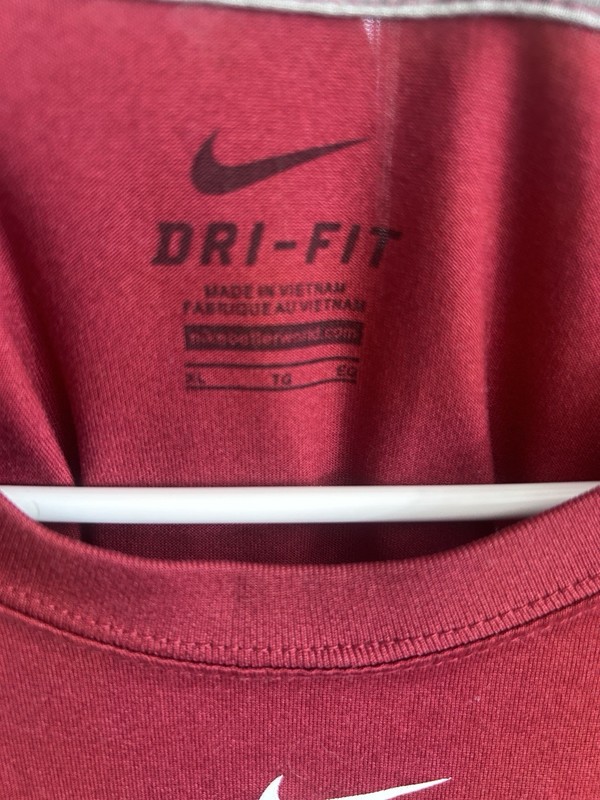 Nike Dri-FIT Alabama Crimson Tide Logo Red Crew Neck Tee Shirt Men’s 2XL gallery