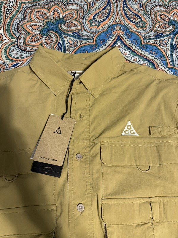 Nike ACG Orb Weaver Dri-FIT ADV UV Long Sleeve Shirt Beige Men’s Sz M HJ2465297 gallery