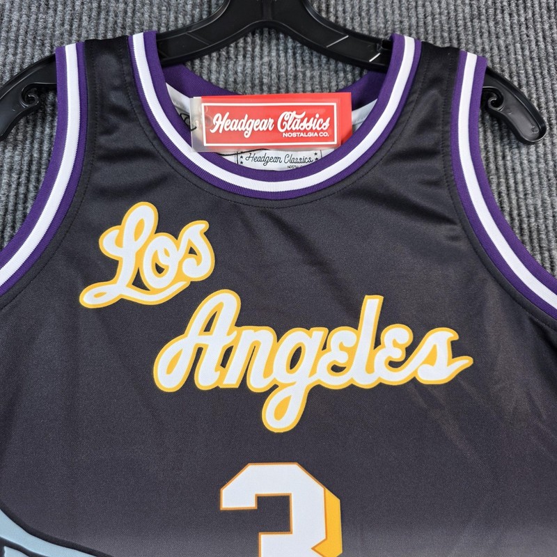 Headgear Classics Jersey Mens Large Gold Darkwing Duck Los Angeles 3 Basketball gallery