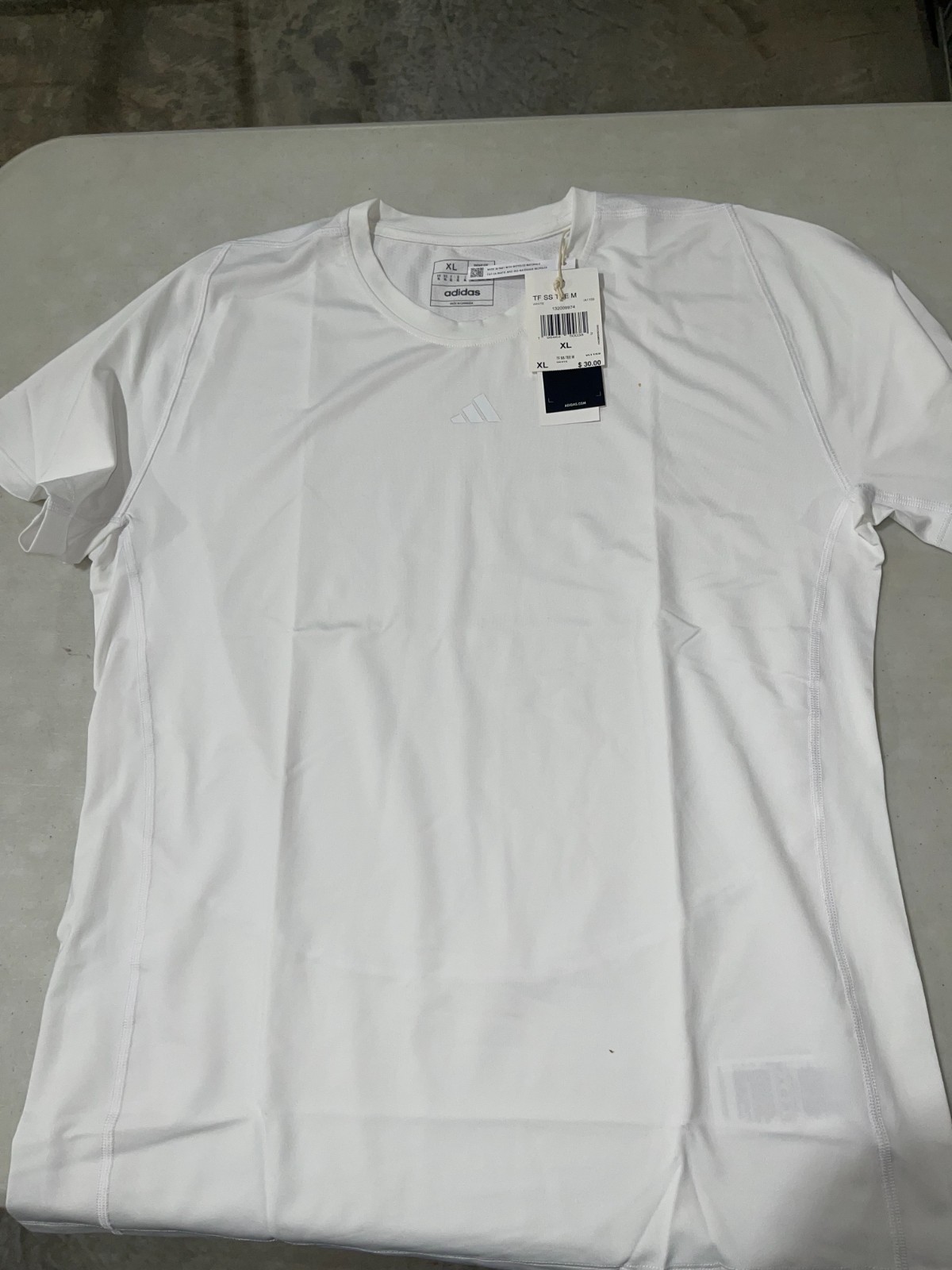 Adidas mens ss compression white IA1159 gallery