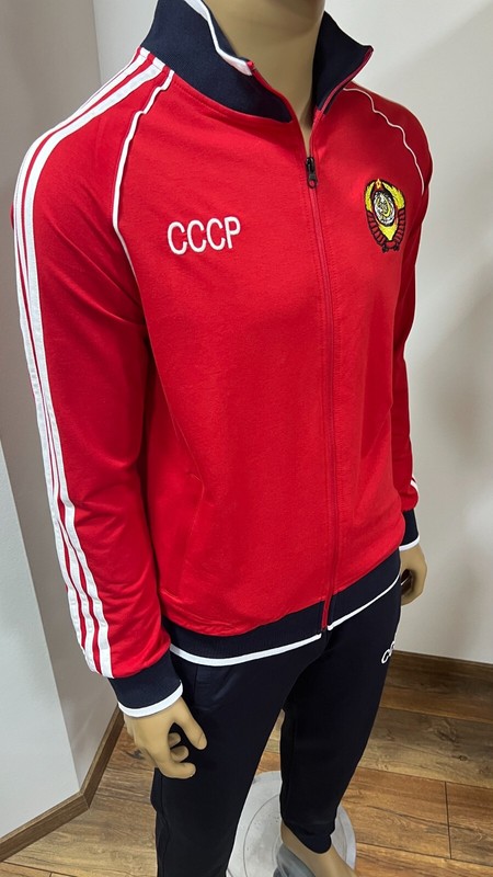 RUSSIA-CCCP-USSR "СЛОВО ПАЦАНА" Tracksuit S-M-L-XL-XXL Red/Blue gallery