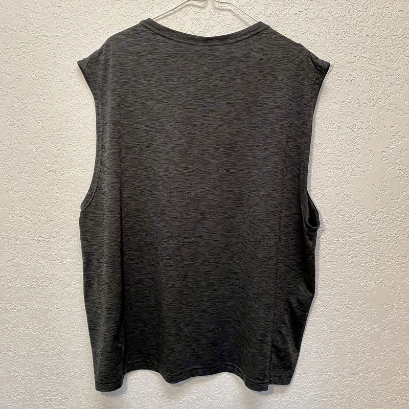 Nike Dri-Fit Tank Top Mens 2XL Heathered Cool Grey Sleeveless Training Shirt Top gallery
