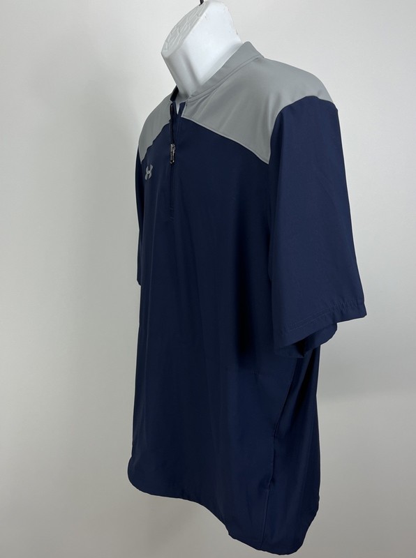 Under Armour Triump Cage Midnight Navy Storm Wind Shirt Men’s M gallery