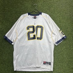 Nike Team Michigan Wolverines Football Jersey Mens XL #20 White NCAA American