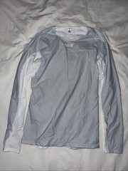GOREWEAR WINDSTOPPER® BASE LAYER THERMO LONG SLEEVE SHIRT MENS Grey/White – S