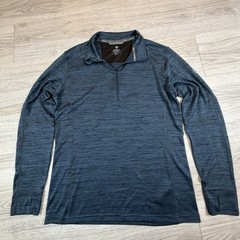 Kuhl Revel 1/4 Zip Pullover Mens Medium Blue Heather Performance Shirt 3118