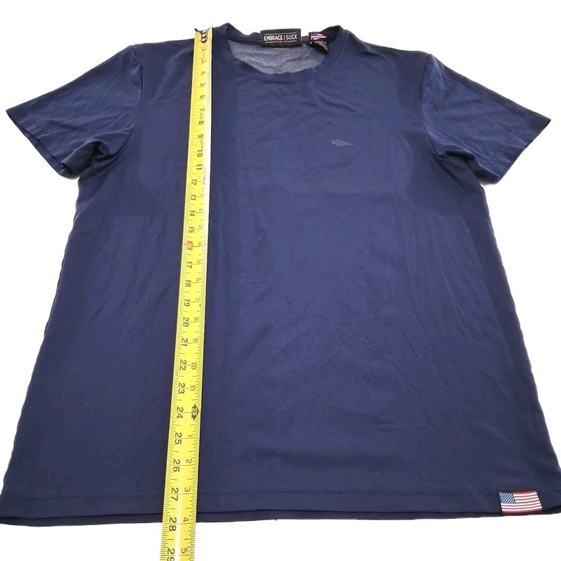 GORUCK Mens American Training T-Shirt Navy Blue Crew Neck Performance Large EUC gallery