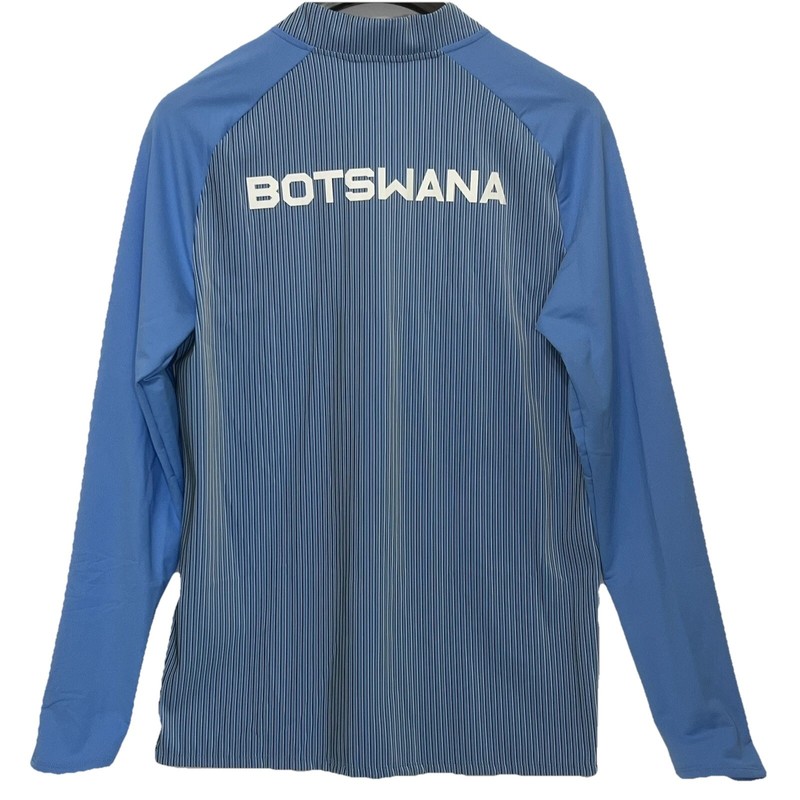 Nike Pro Elite Botswana 1/4 Zip Blue Olympic Pullover Track Jacket Men Large New gallery
