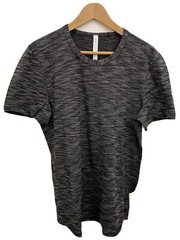 Lululemon Pulse Slub SS Tee NWT Sizes M L XL HBLK Heathered Black Grey Rulu