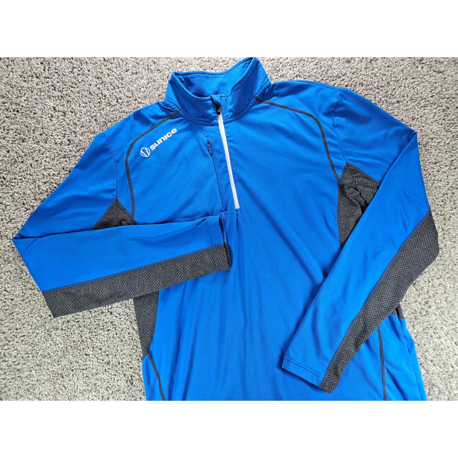 Sunice Superlite FX Sport Quarter Zip Long Sleeve Pullover Shirt Mens Medium gallery