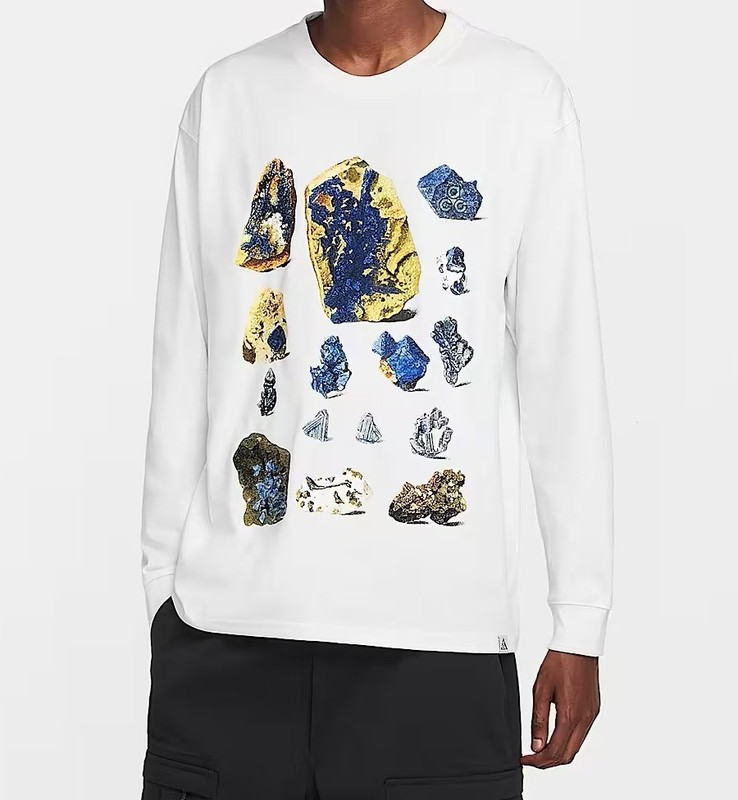 Nike ACG Team Dri-FIT Alaska Minerals Loose T-Shirt Summit White Sz M FZ6700-121 gallery