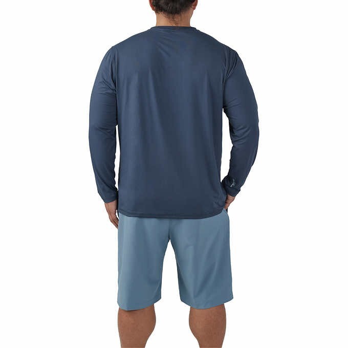 Mens Hang Ten Sun Protection Shirt With Stretch Navy XL gallery