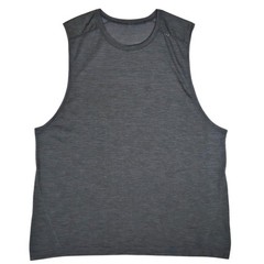 Lululemon Metal Vent Tech Tank Top Mens 2XL Grey Heather Sleeveless Gym Training
