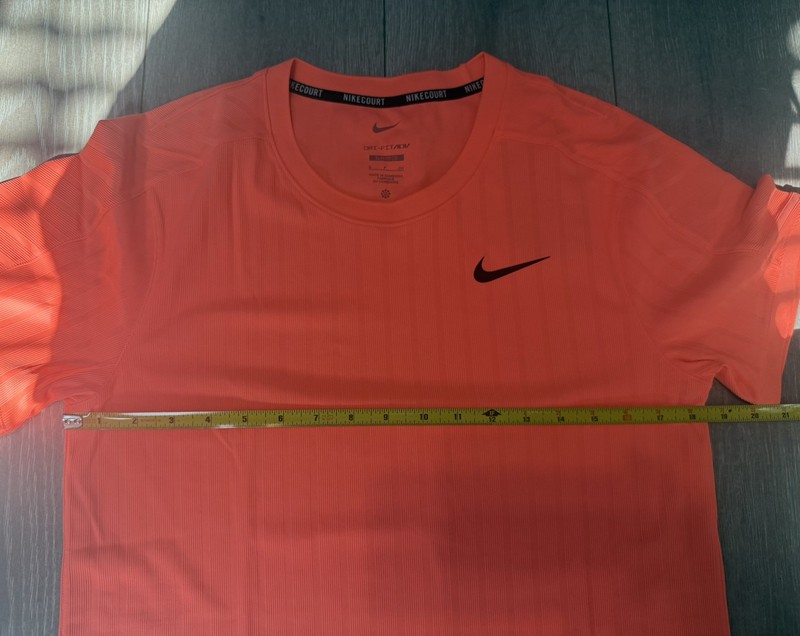 Nike Men’s Court Advantage Slam Tennis T-Shirt Bright Mango (HM6710-873) Small gallery