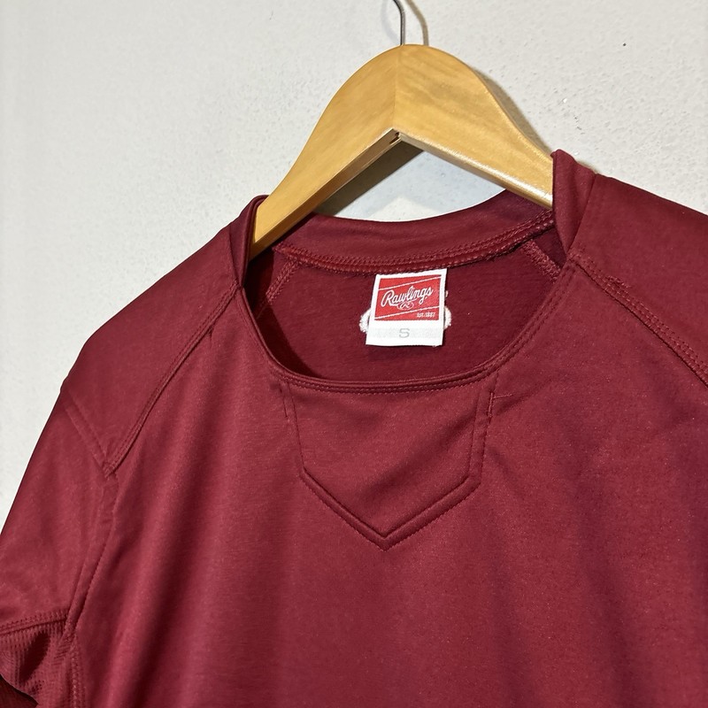 Rawlings Baseball Pullover Mens Embroidered Toledo MLB Hens Logo Small NWT Red gallery