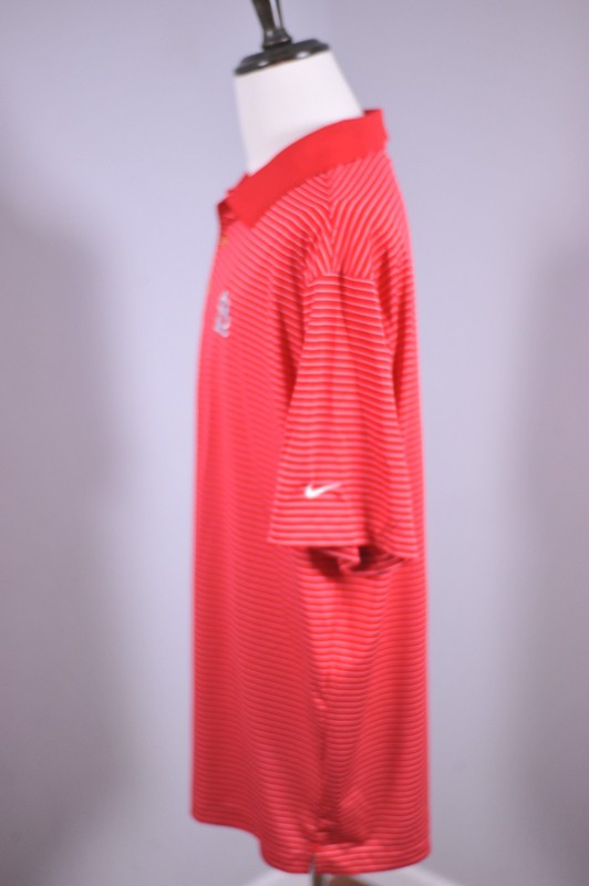 Nike Dri-Fit Performance Polo Shirt St. Louis Cardinals Red Men's XXL gallery