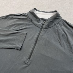 Free Fly Bamboo Flex 1/4 Zip Pullover Men Small Gray Stretch Performance Fishing