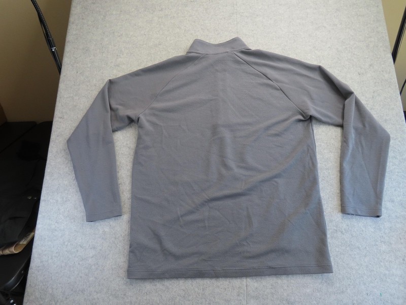 Travis Mathew Pullover Mens XL Gray Performance Waffle 1/4 Zip Golf Sweatshirt gallery