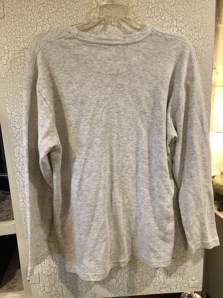 Izod Men’s Light Weight Thermal In Size L, Beige.