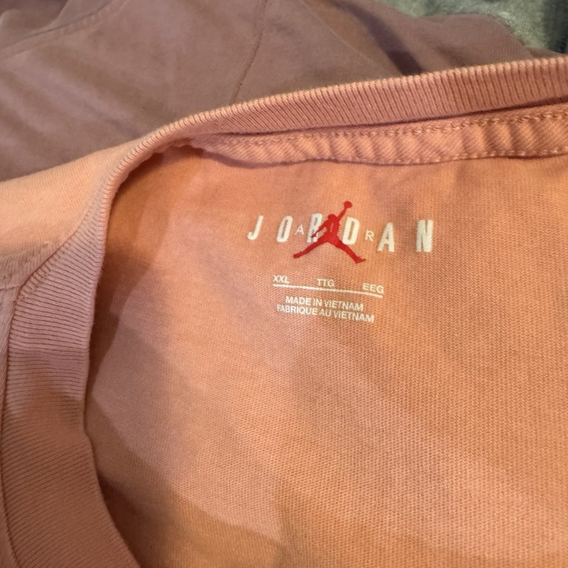 Nike Jordan Flight Esssentials 85 Graphic Tee Shirt Men’s Sz XXL Pink Peach gallery
