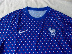 NWT Nike dri fit T, blue, with red & with red & white, men’s M, $70, FFF soccer