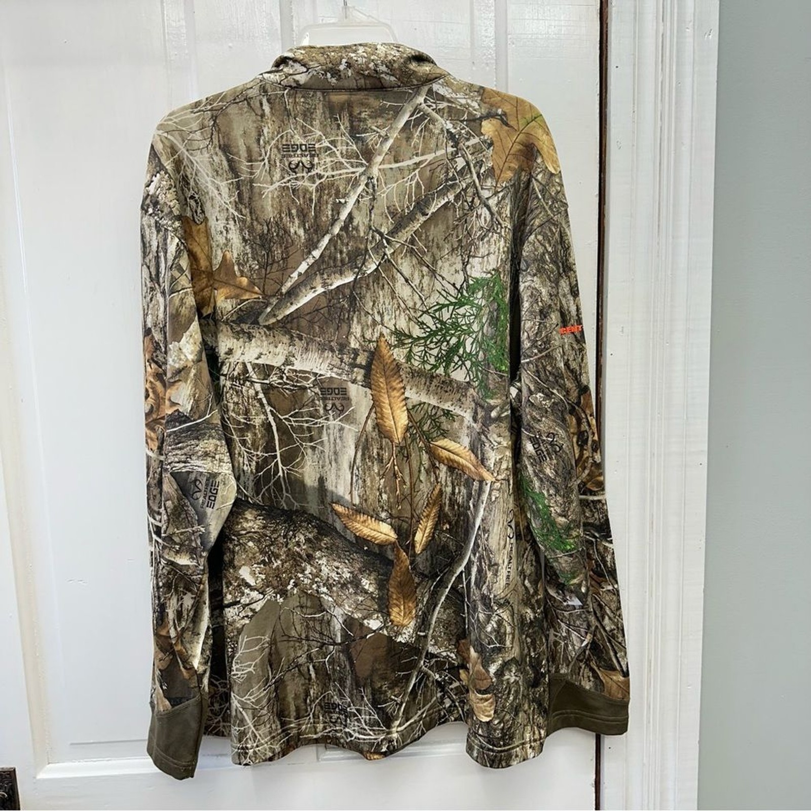 Habit scent factor realtree camo camouflage 1/4 zip pullover jacket men's large gallery